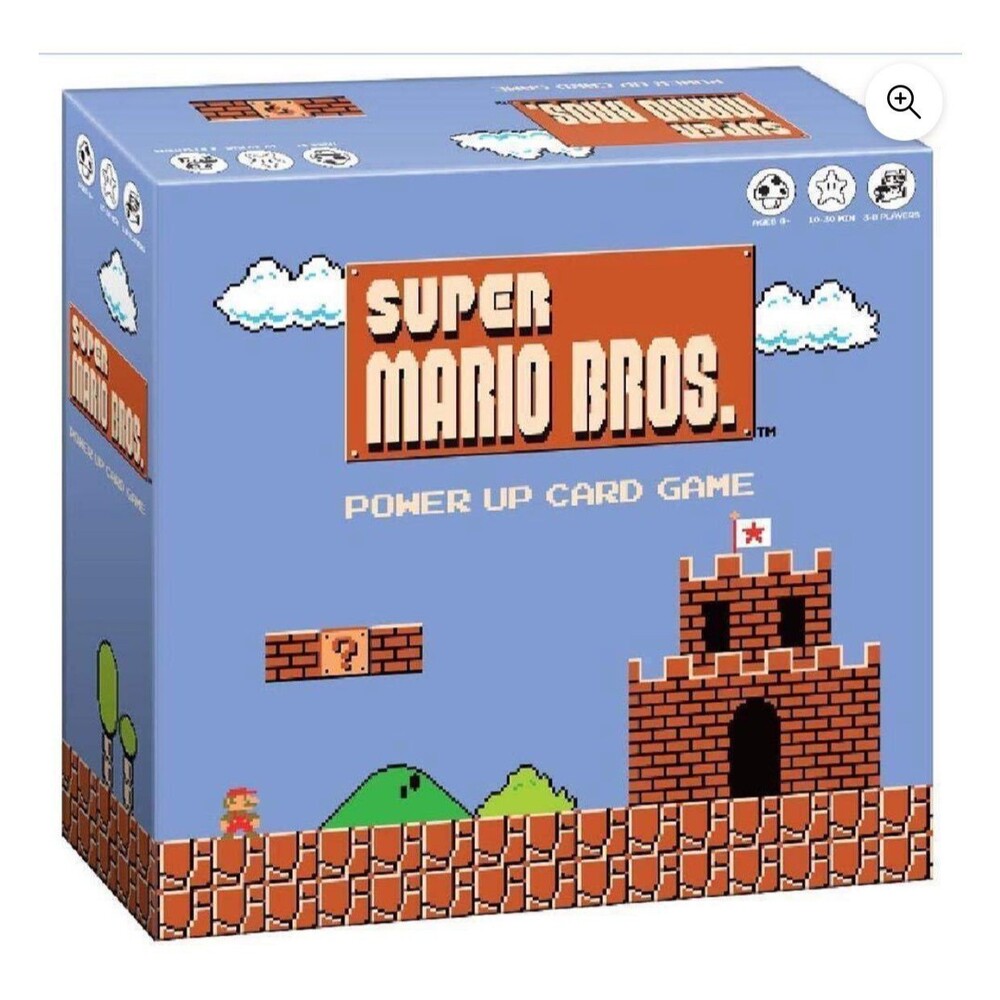 Super Mario brothers power up card game